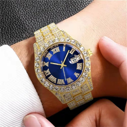 Diamond Men's quartz watch